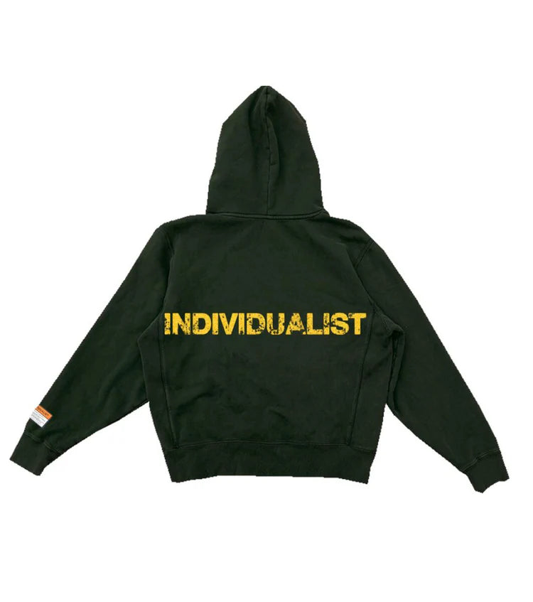 Individualist Chenille Patch Hoodie - Forest