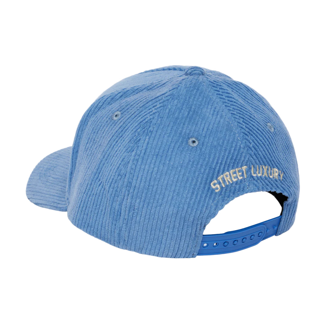 Homme Femme "Homme Hotel" Corduroy Hat - Blue