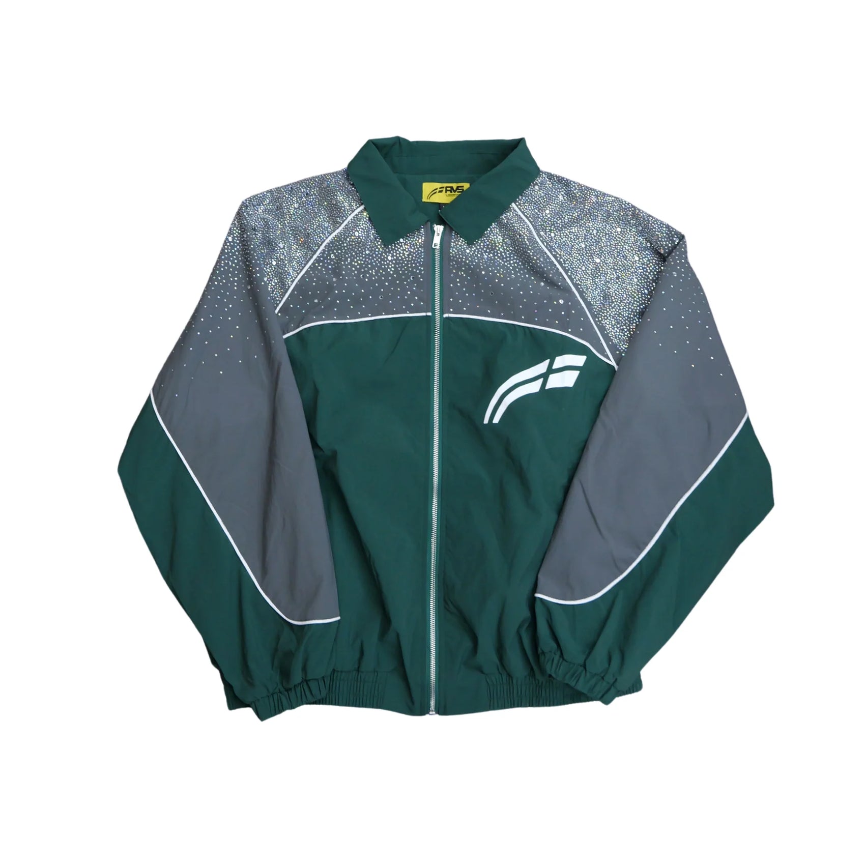 RVS Labs "Astral" Zip Windbreaker - Grey/Green
