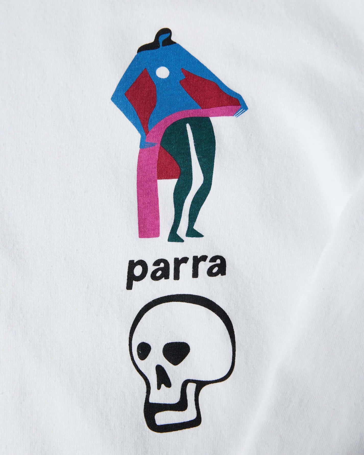 Parra Lowering The Bar L/S T-Shirt - White