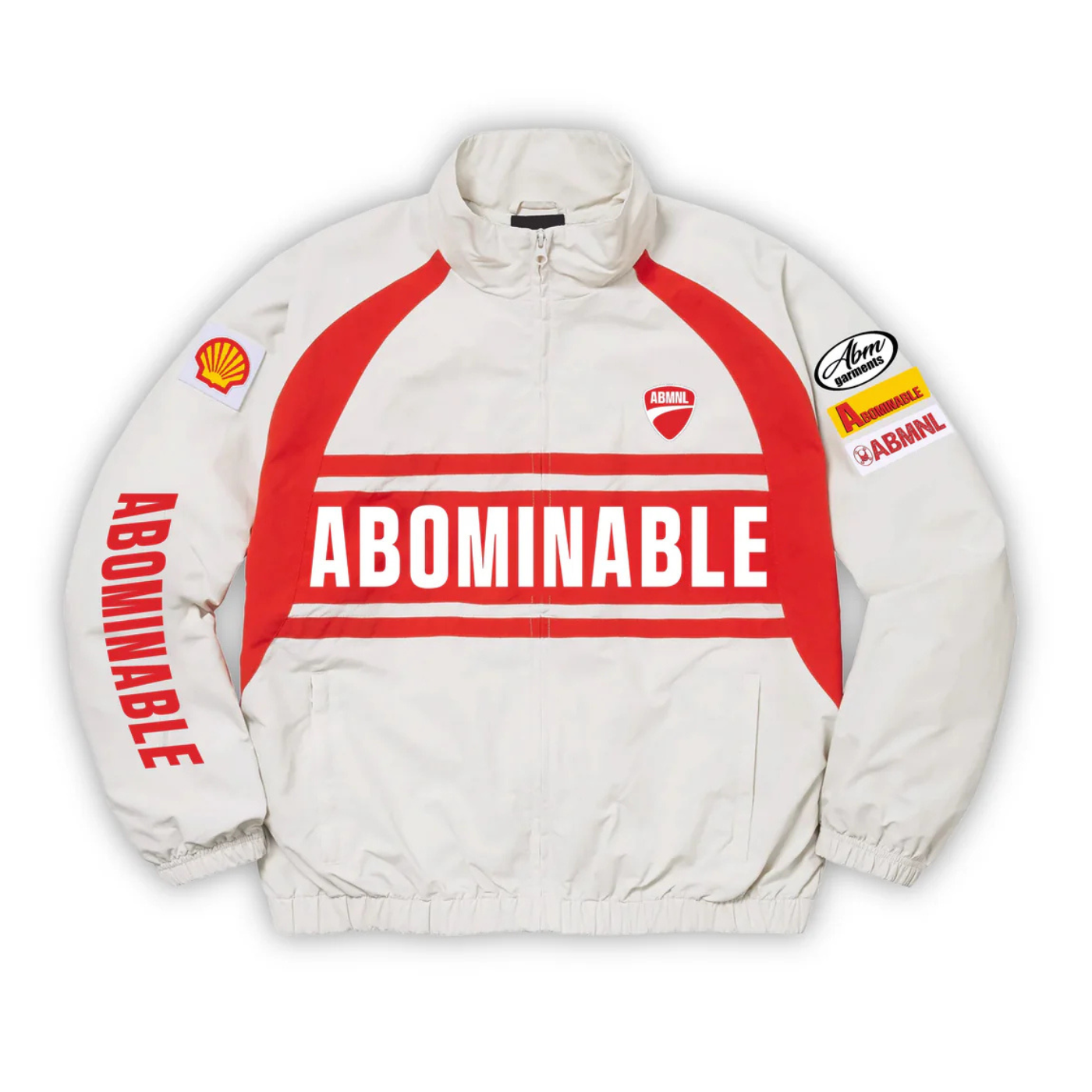 Abominable Hellcat Nylon Jacket - "White"