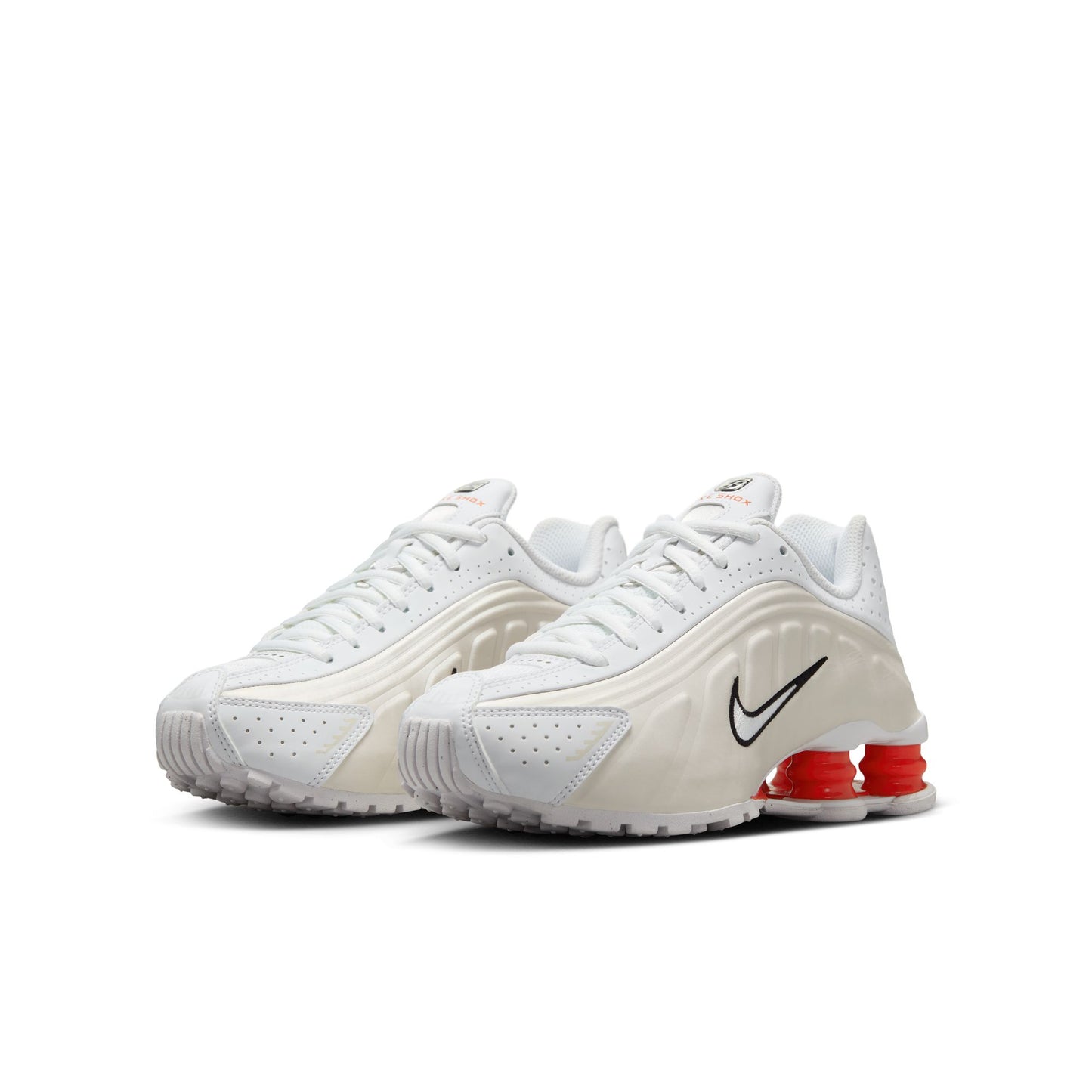 Big Kid's Nike Shox R4 - "White Phantom"