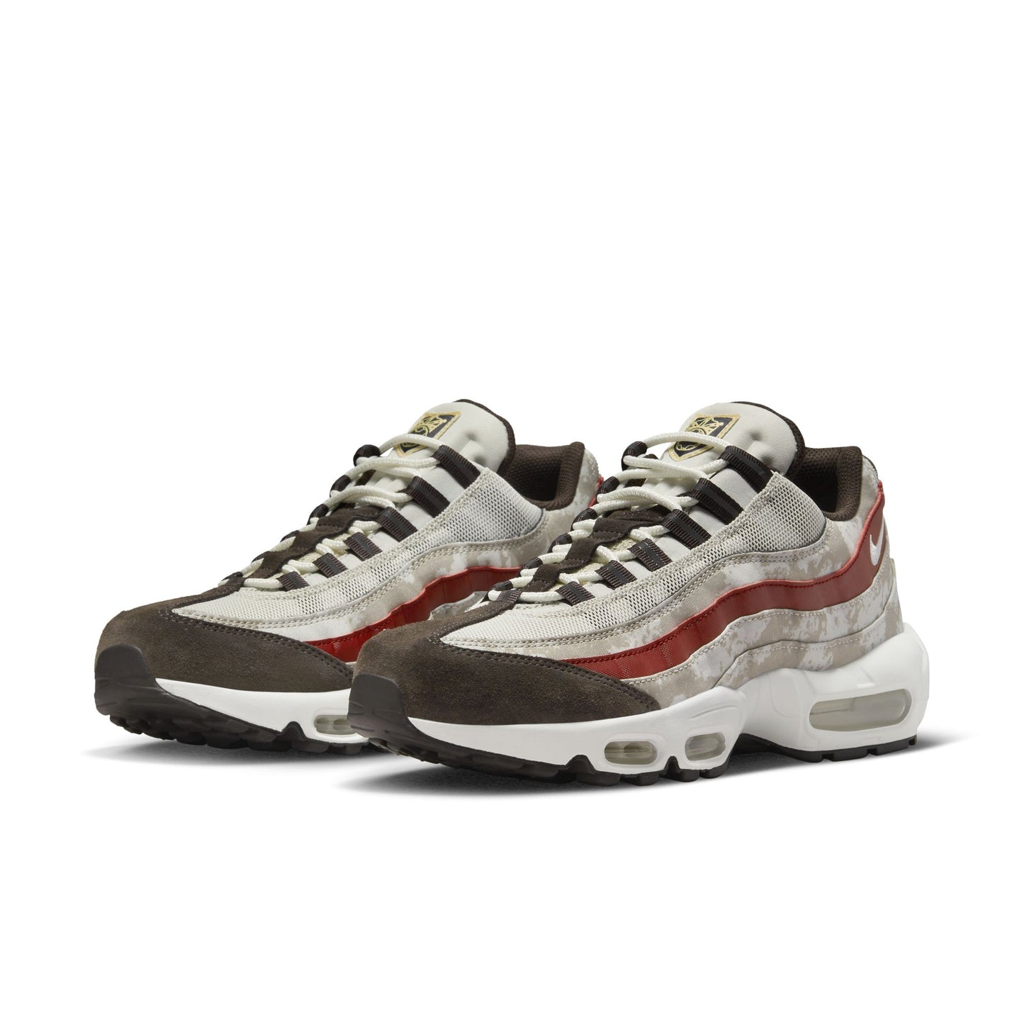 Men's Nike Air Max 95 - Light Bone/Dune Red