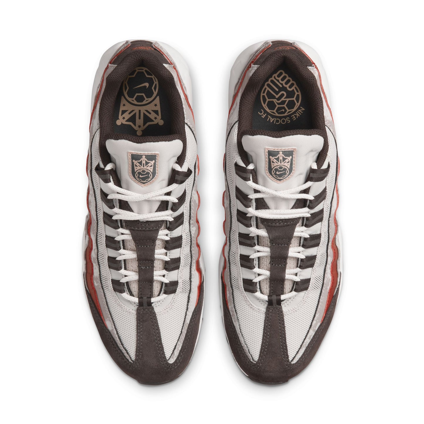 Men's Nike Air Max 95 - Light Bone/Dune Red