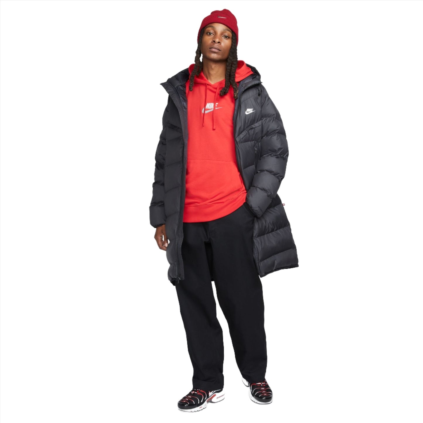 Nike Windrunner Hooded Parka Jacket - "Black"