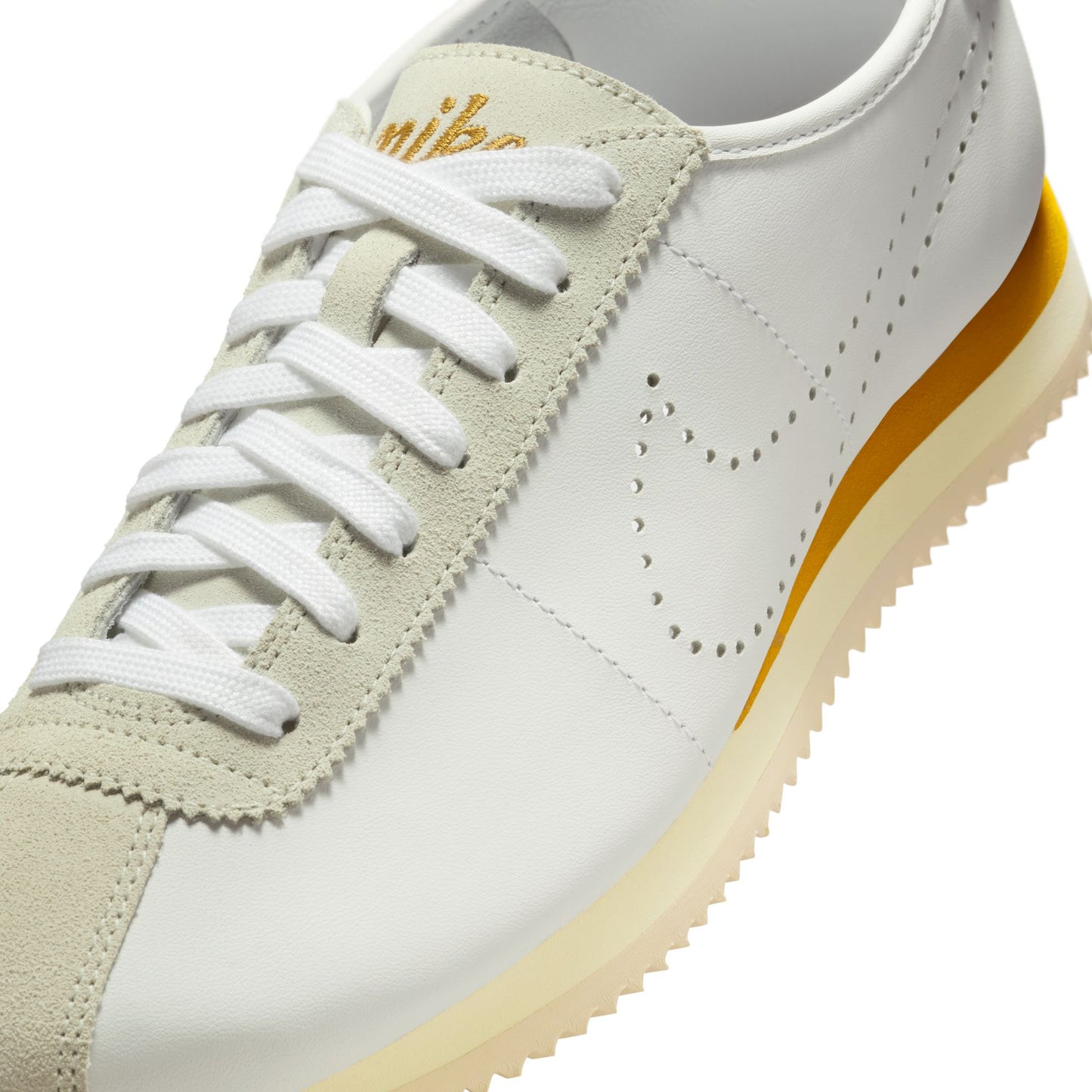 Women's Nike Cortez Leather - "White/Bronze"