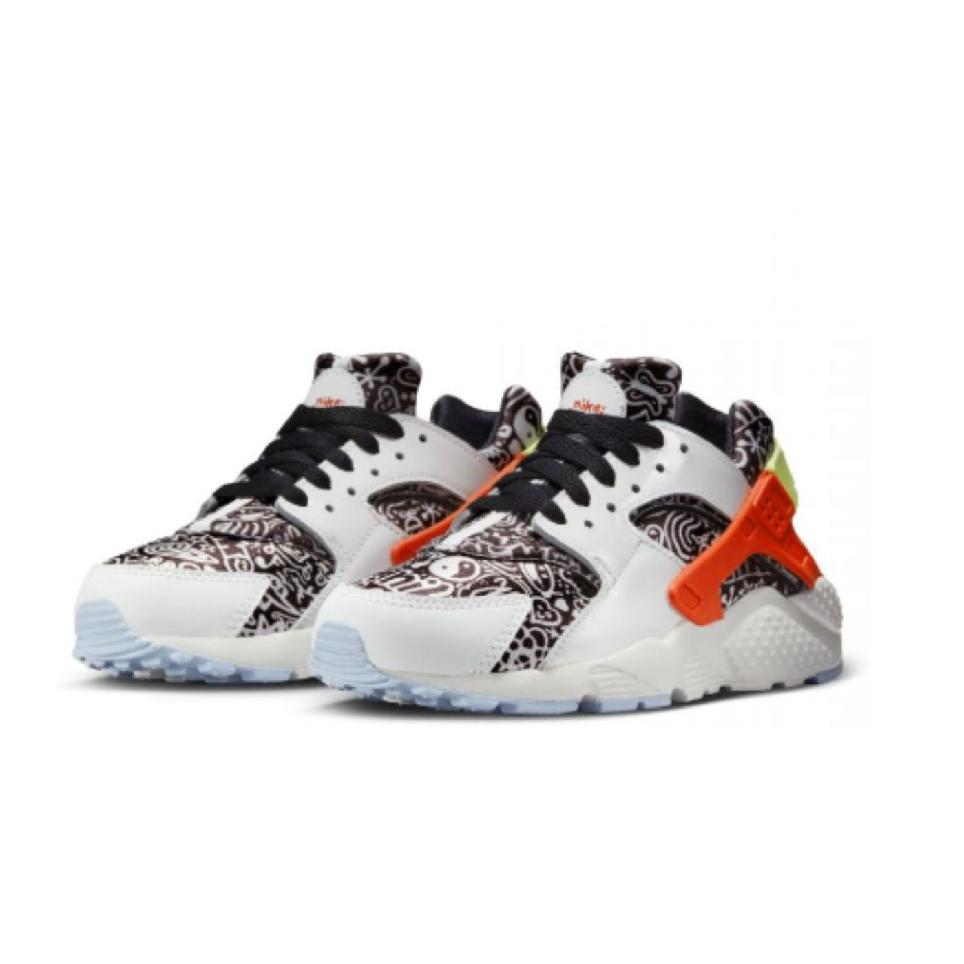 Nike Huarache Run SE GS - Summit White/Lt. Lemon Twist