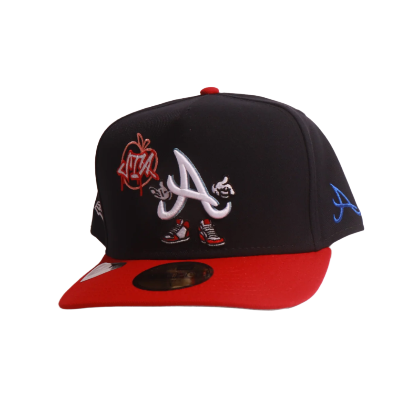 New Era 59Fifty Atlanta Braves Cartoon Fitted - Navy/Red