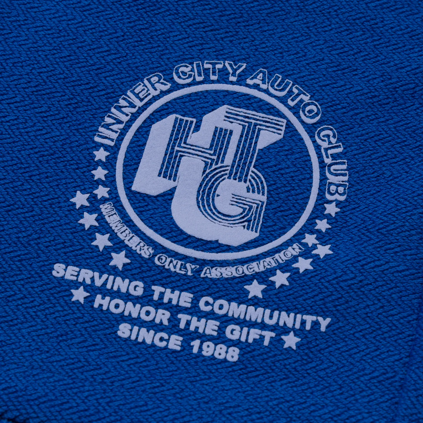 Honor The Gift Race Herringbone Shorts - Blue