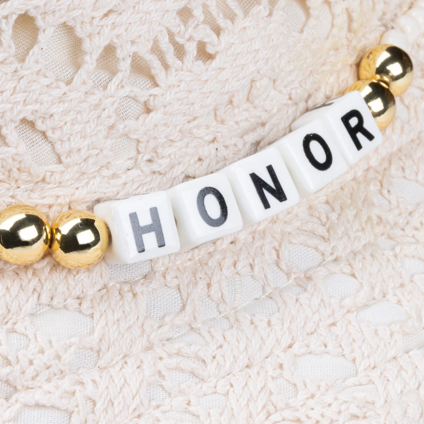 Honor The Gift Friendship Crochet Bucket Hat - "Bone"