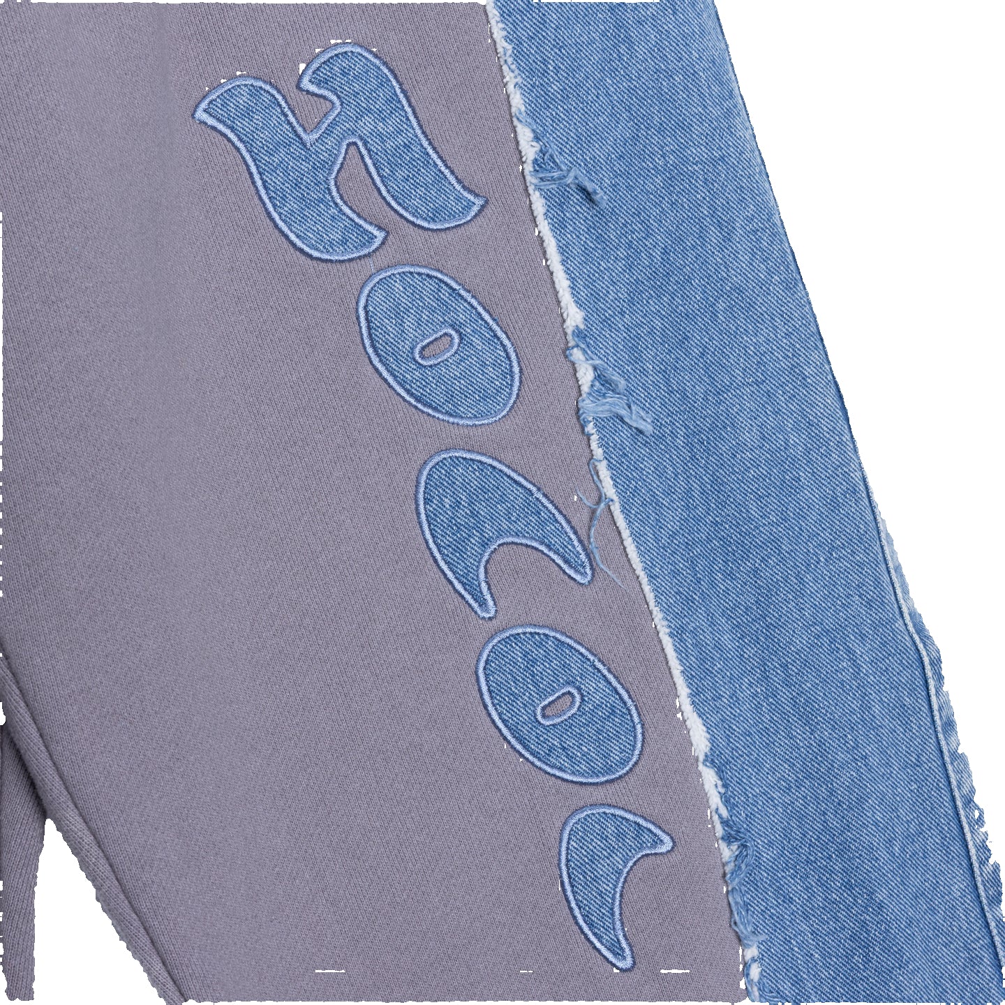 Honor The Gift Denim Sweatpants - Grey/Blue