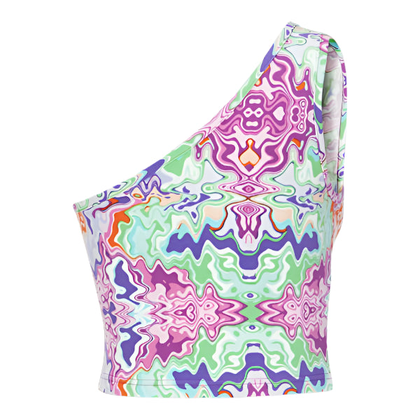 Puma Hypnotize Asymmetric Bandeau - Irish Green