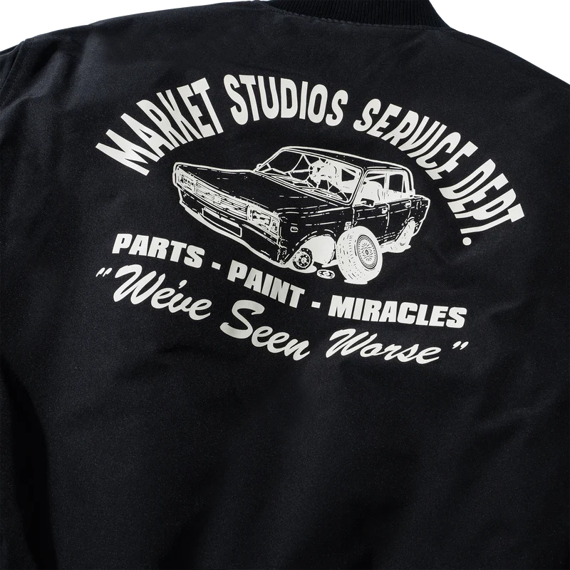 Market Handyman Reversible Bomber Jacket - Pirate Blackwood Camo