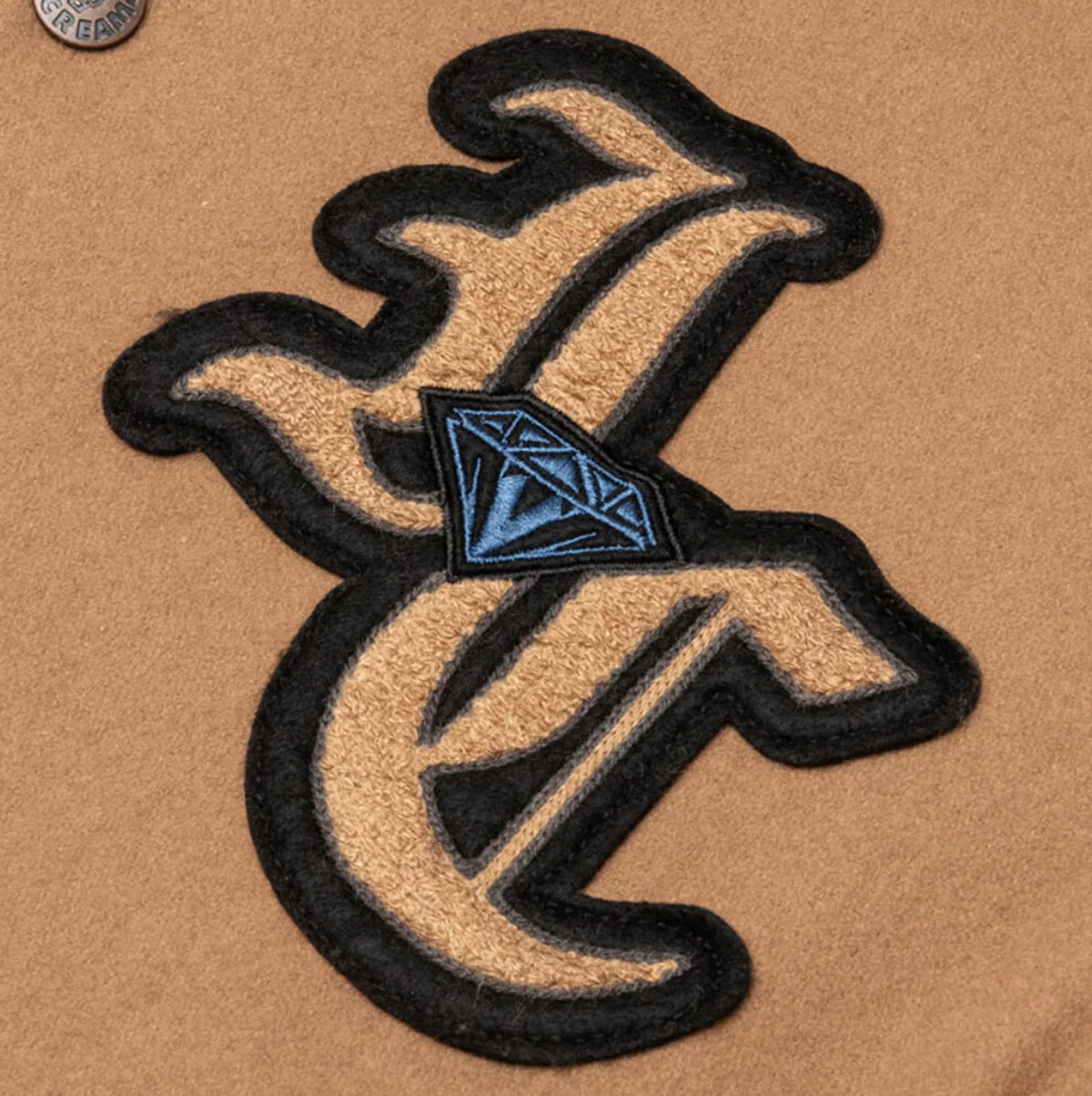 Ice Cream Diamond Jacket - Tan