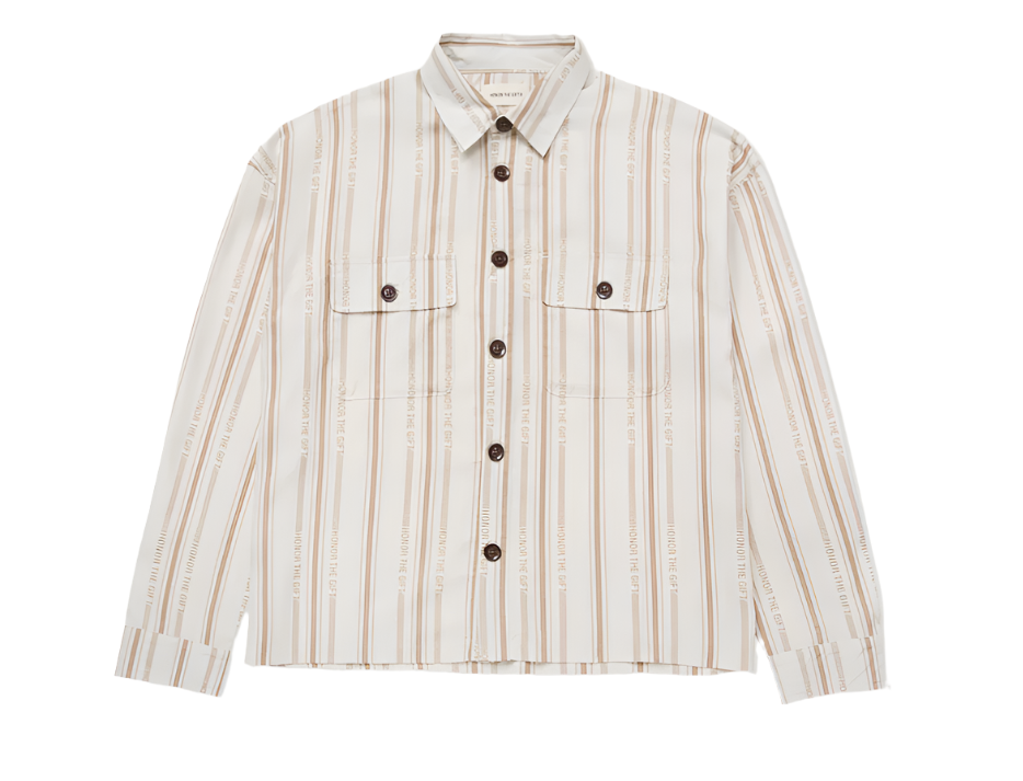 Honor The Gift "Honor Stripe" Button Up - Bone