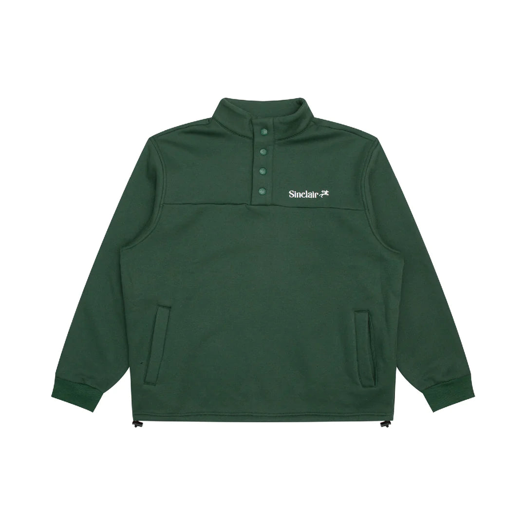 Sinclair Texture Pullover - Forest Green