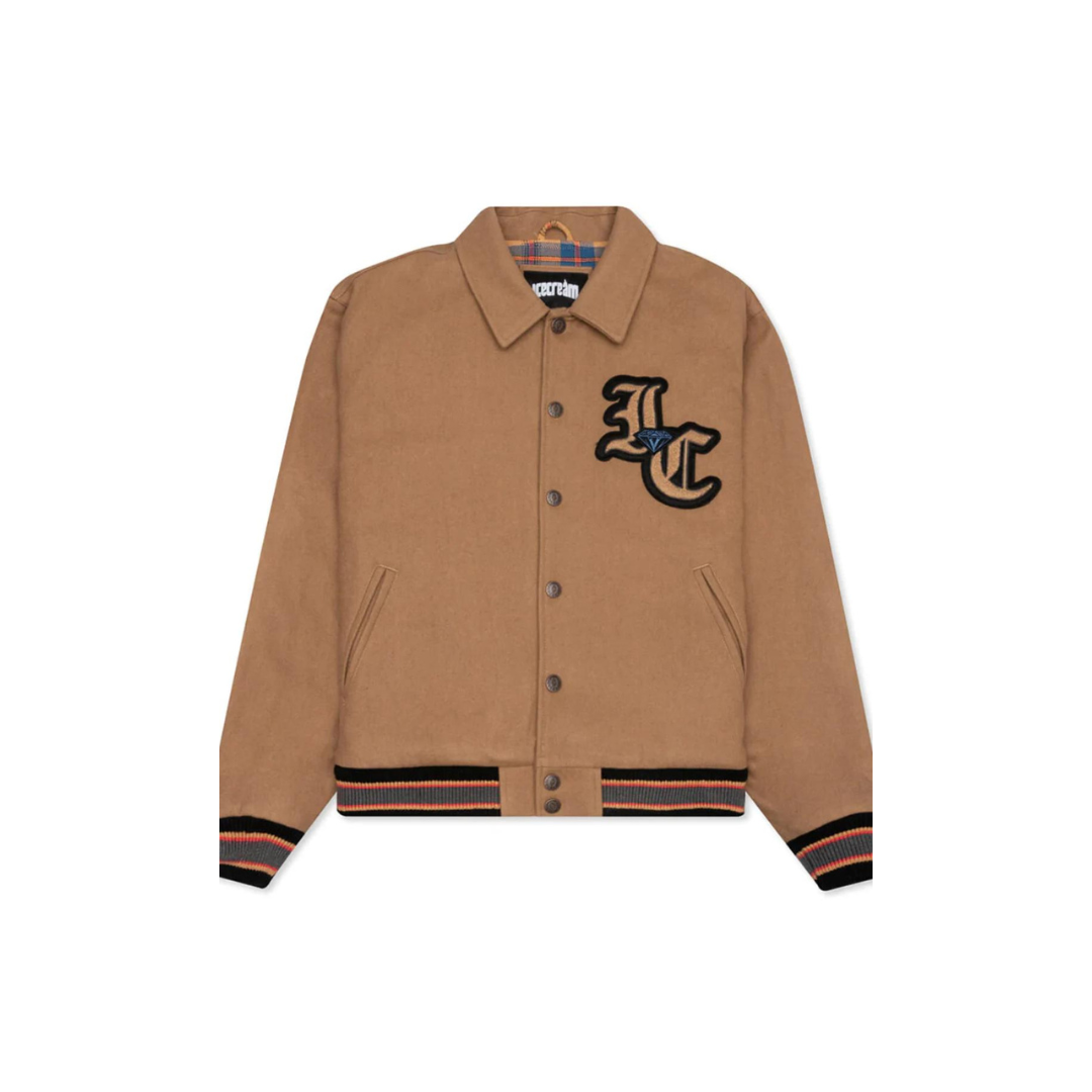 Ice Cream Diamond Jacket - Tan