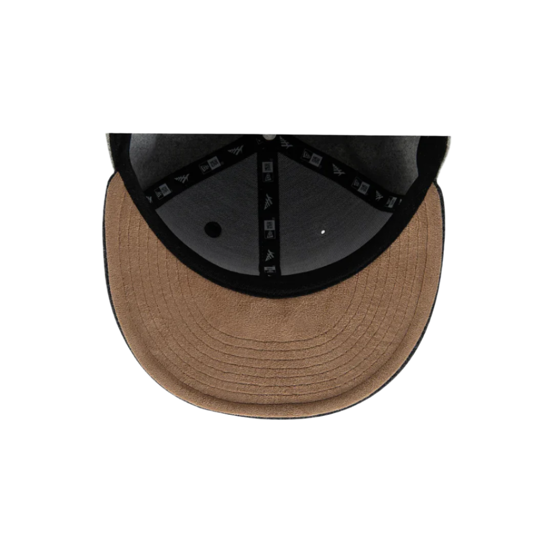 Paper Planes Wool Melton Two-Tone Crown 59FIFTY Hat - Crimson