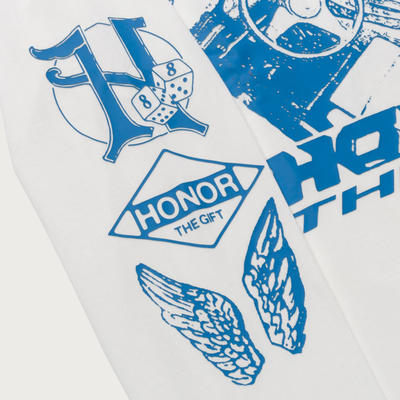 Honor The Gift Driving Long Sleeve Tee - "White"