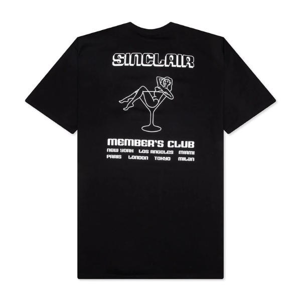 Sinclair Members Club Tour Tee - Black
