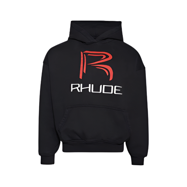 Rhude Circuit Logo Hoodie - Vintage Black