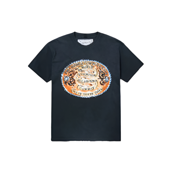 One Of These Days World Champions T-Shirt - Sunfaded Black