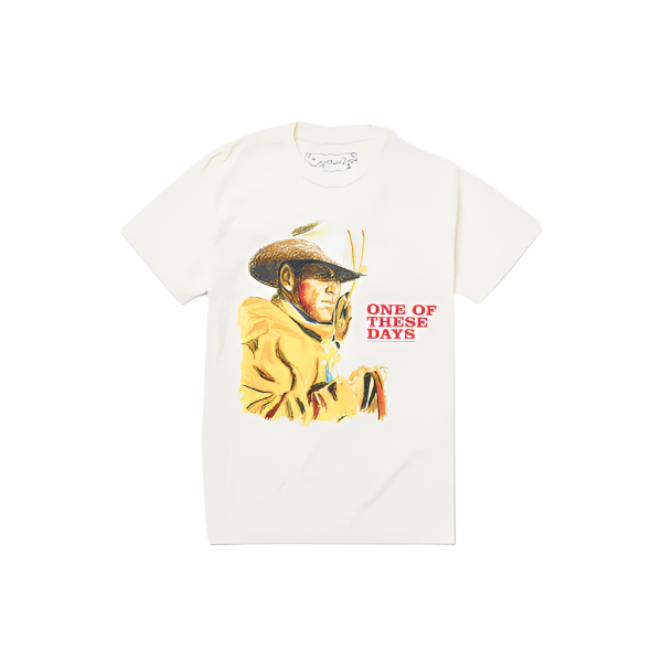 One Of These Days Tomorrow Never Knows T-Shirt - Bone
