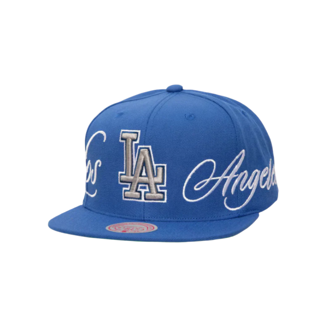 Mitchell & Ness x Just Don Los Angeles Dodgers Script Hat - Royal Blue