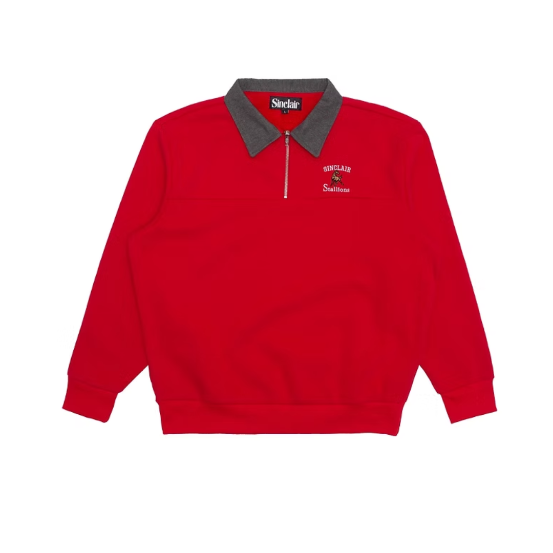 Sinclair Stallions Quarter Zip - Red