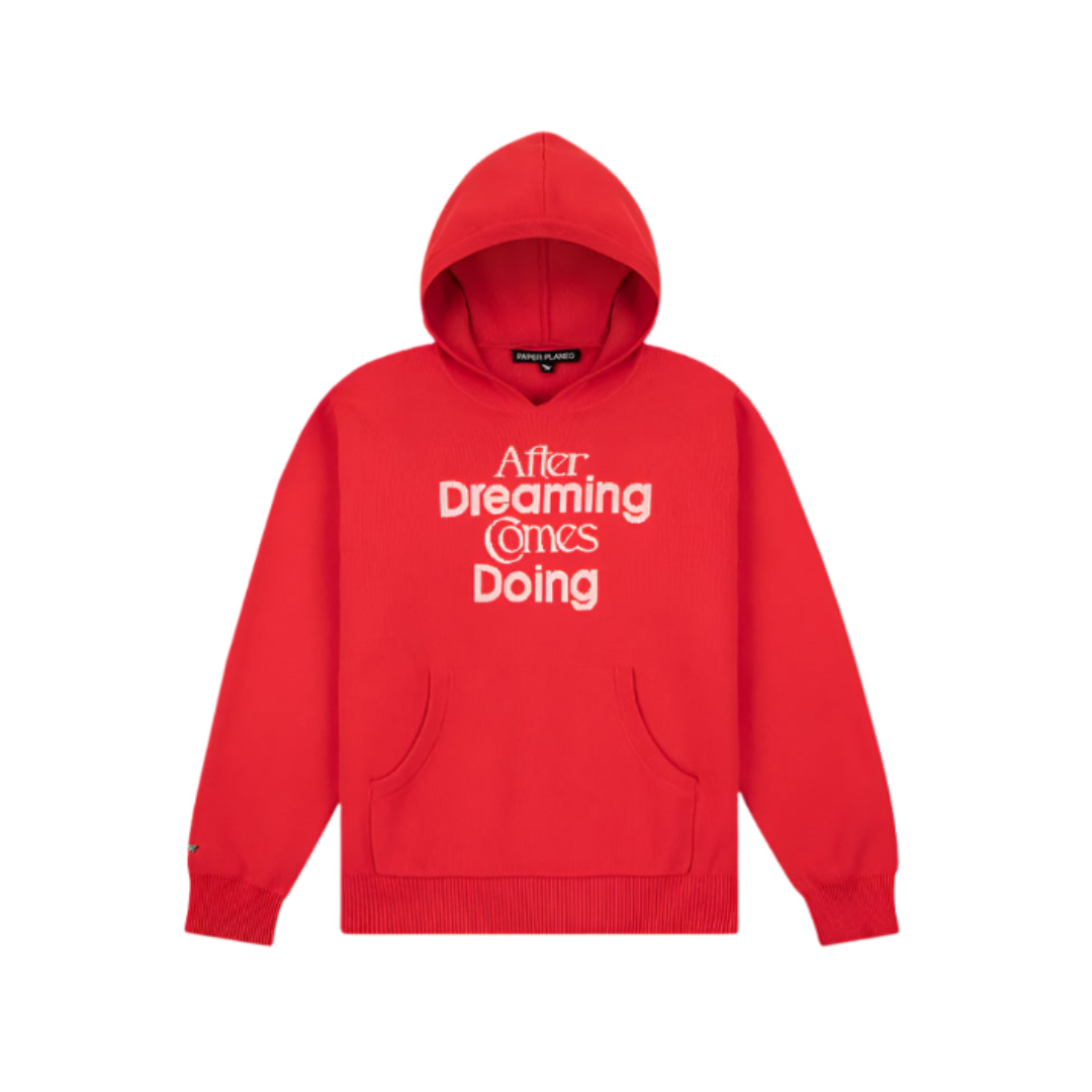 Paper Planes Birdseye Hoodie - Safety Orange