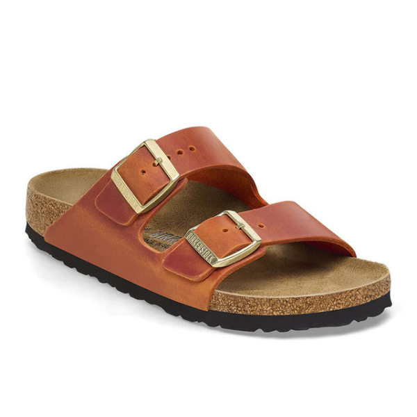 Birkenstock Arizona Oiled Leather - "Burnt Orange"