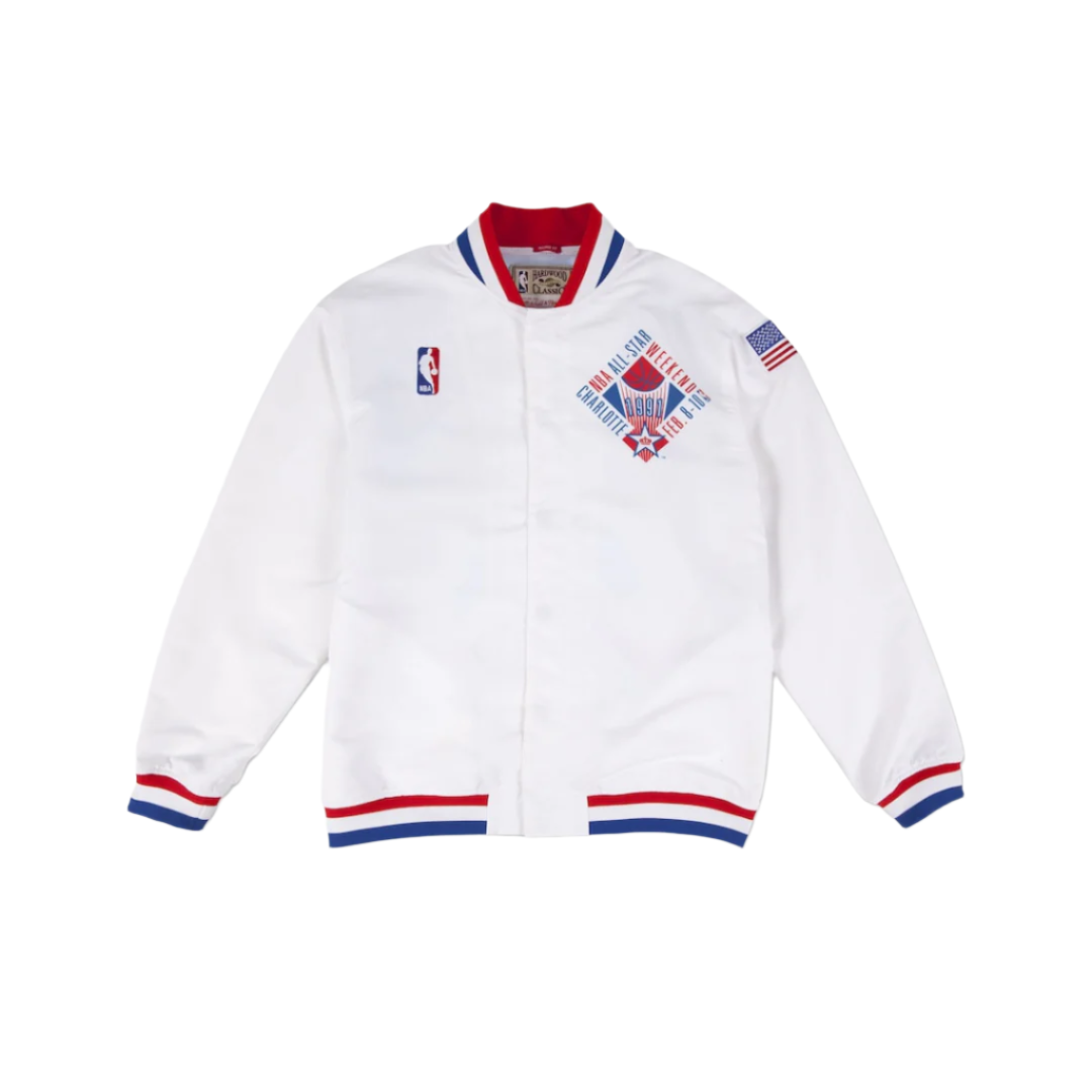 Mitchell & Ness Authentic NBA Warmup 1991 All-Star Jacket - White