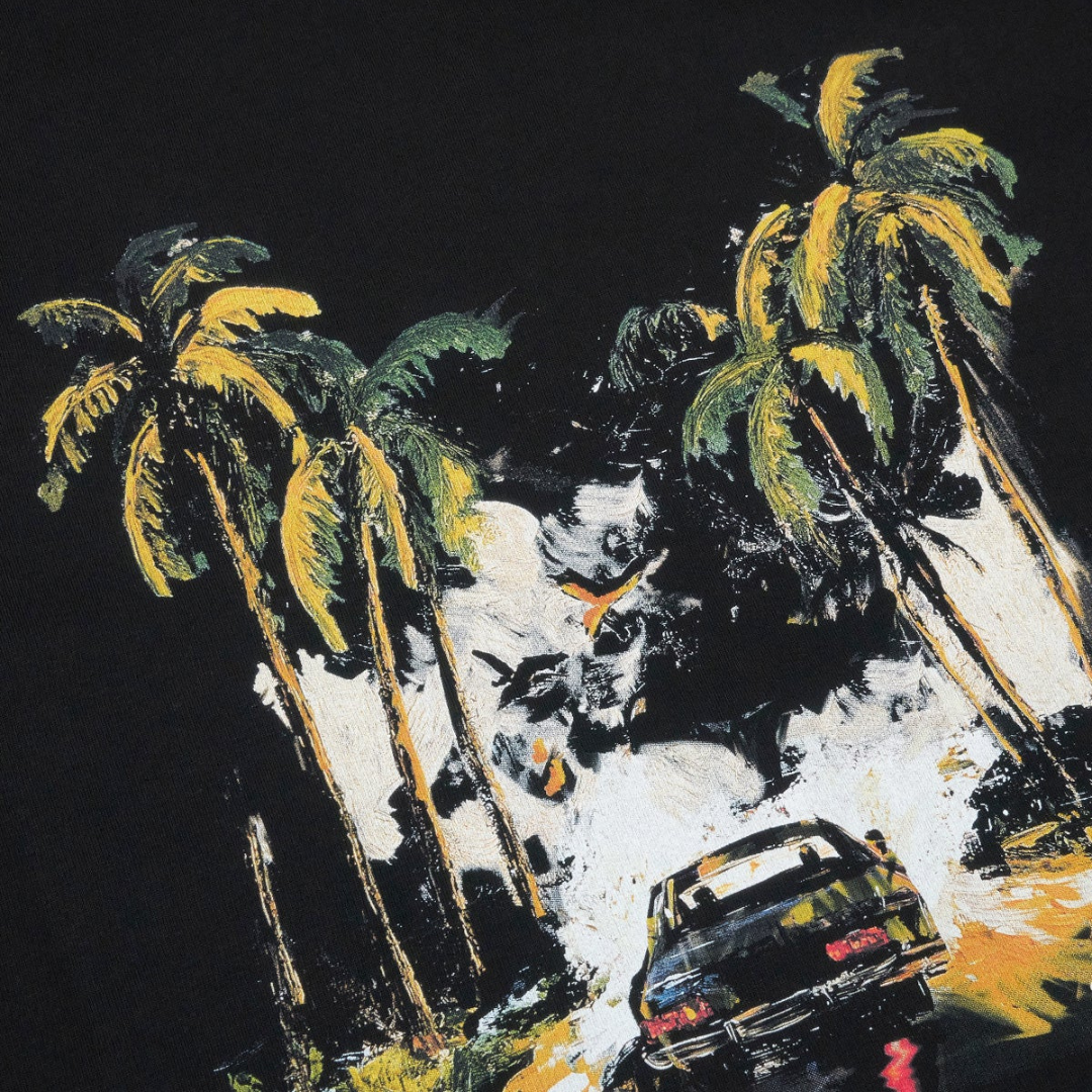 RtA Oversized Colin Tee - Car Rebel Black