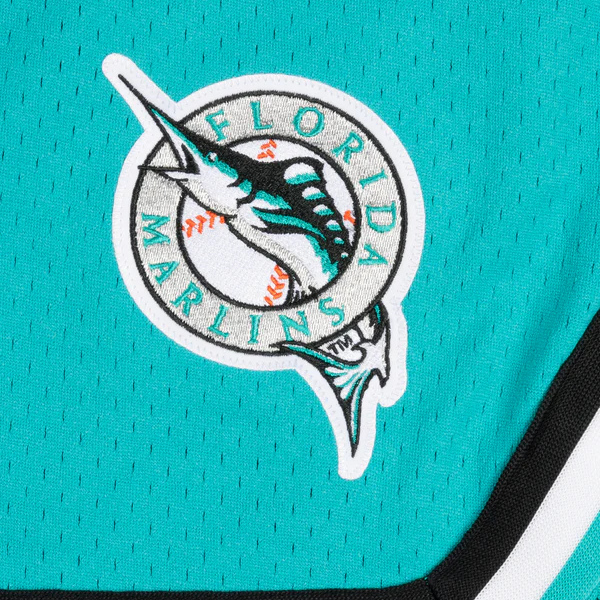 Mitchell & Ness x Just Don Cooperstown Marlins Shorts - Teal