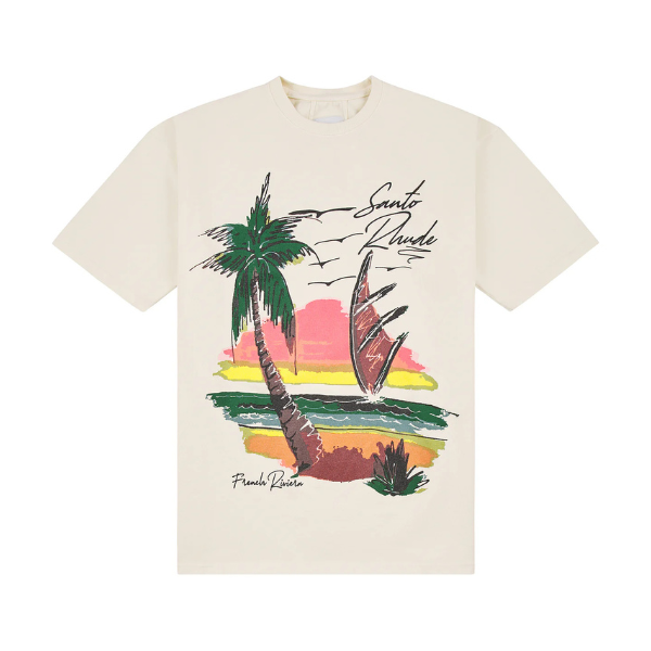 Rhude Saint Rhude Tee - Vintage White