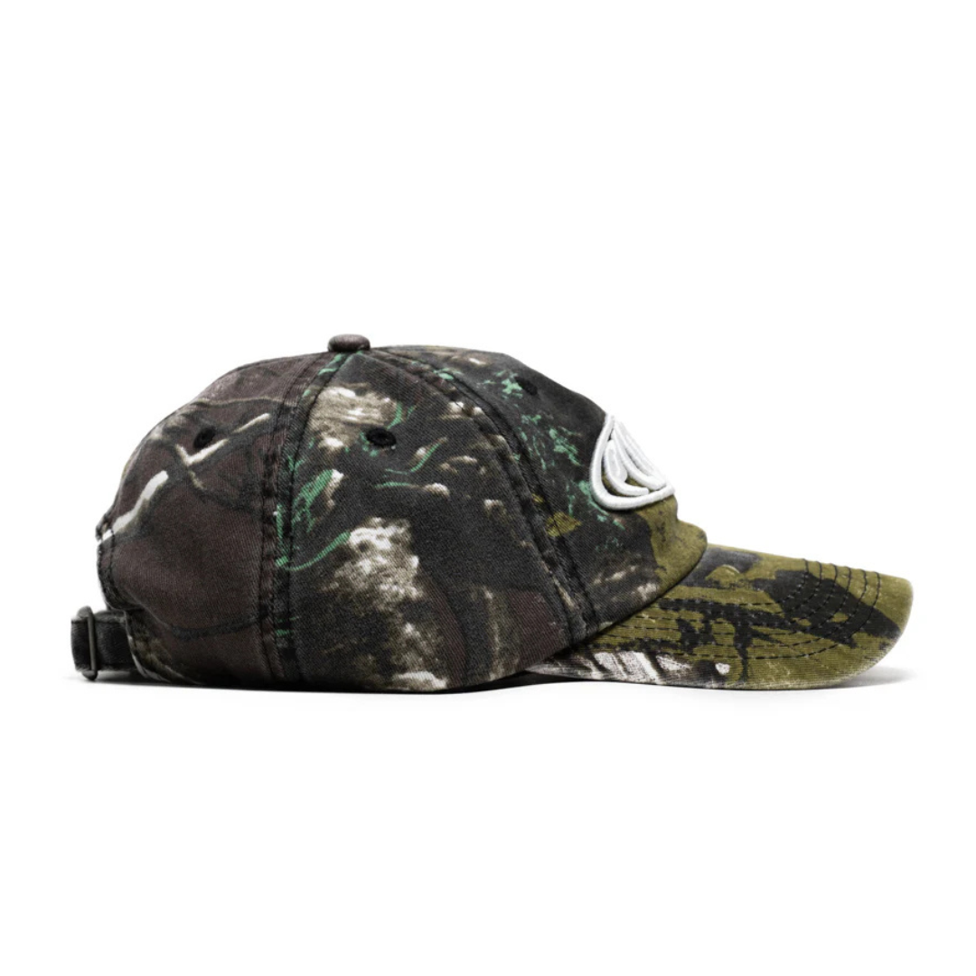 Pleasures Bubble Logo Polo Cap - Camo