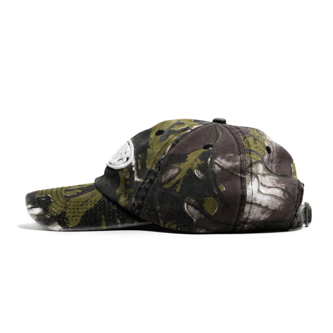 Pleasures Bubble Logo Polo Cap - Camo