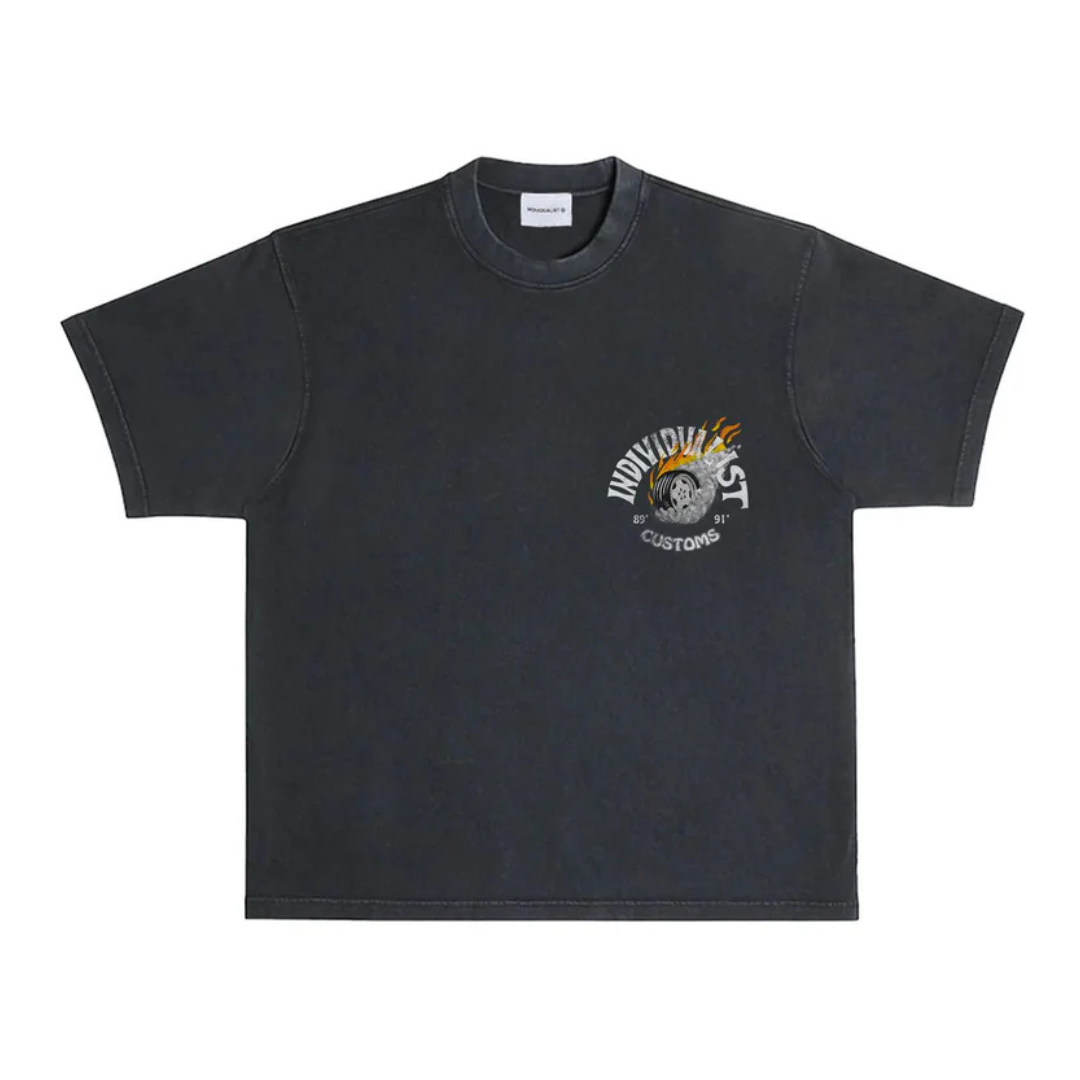 Individualist Custom T-Shirt -  Black