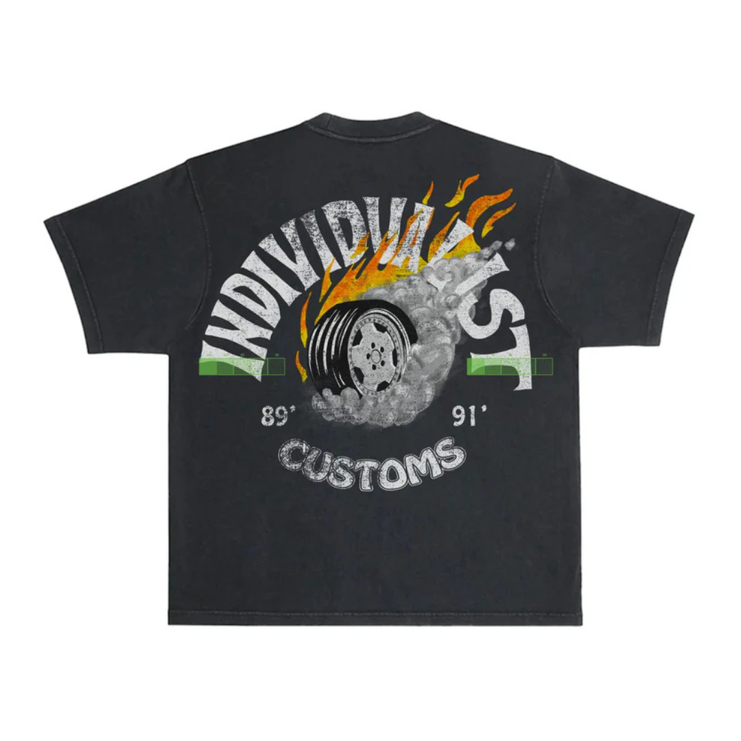Individualist Custom T-Shirt -  Black