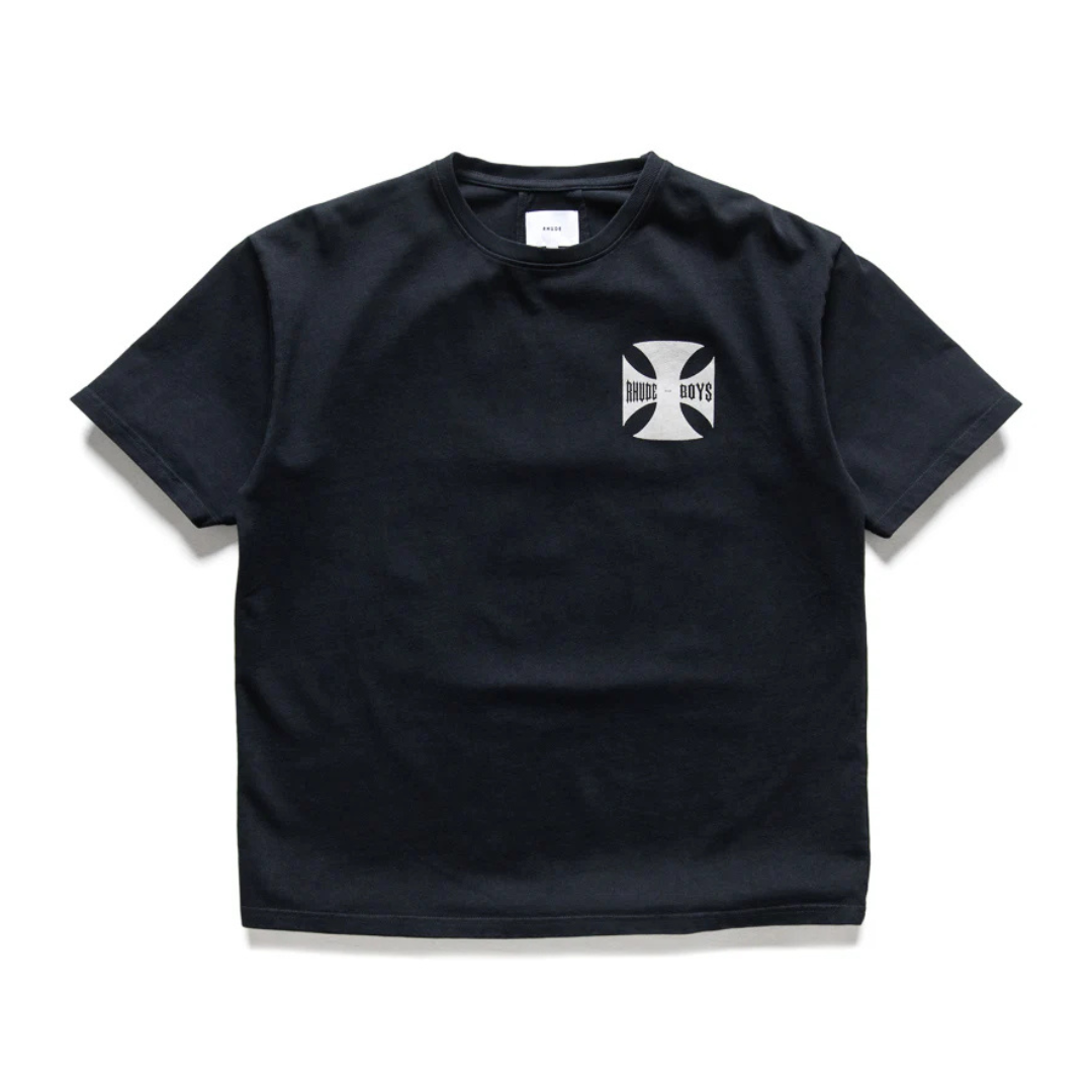 Rhude Boys Tee - Vintage Black