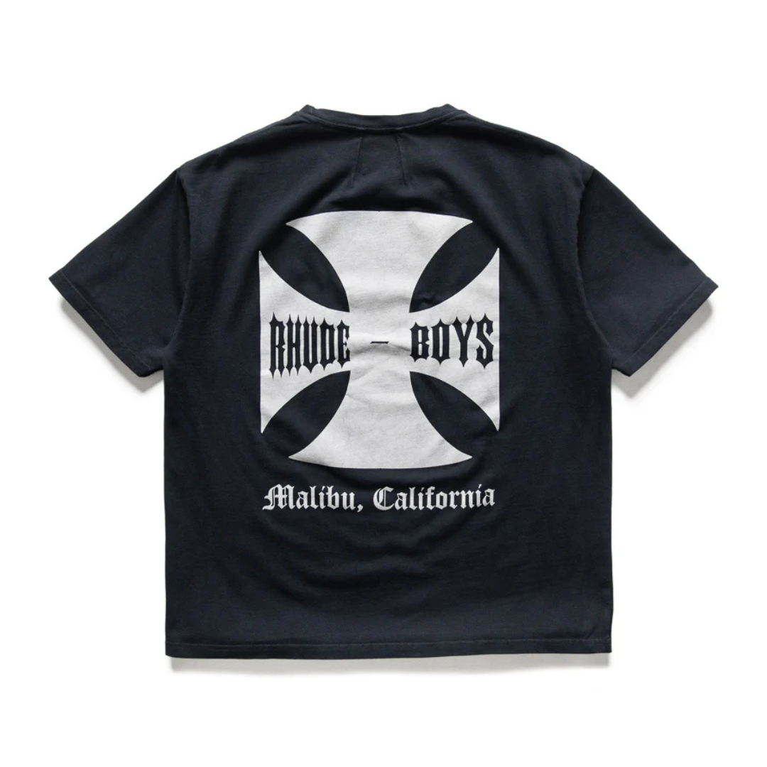 Rhude Boys Tee - Vintage Black