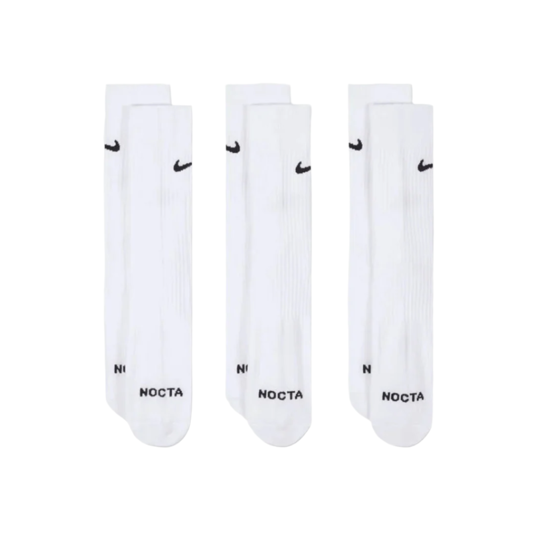 Nike x NOCTA Crew 3 Pack Sock - White