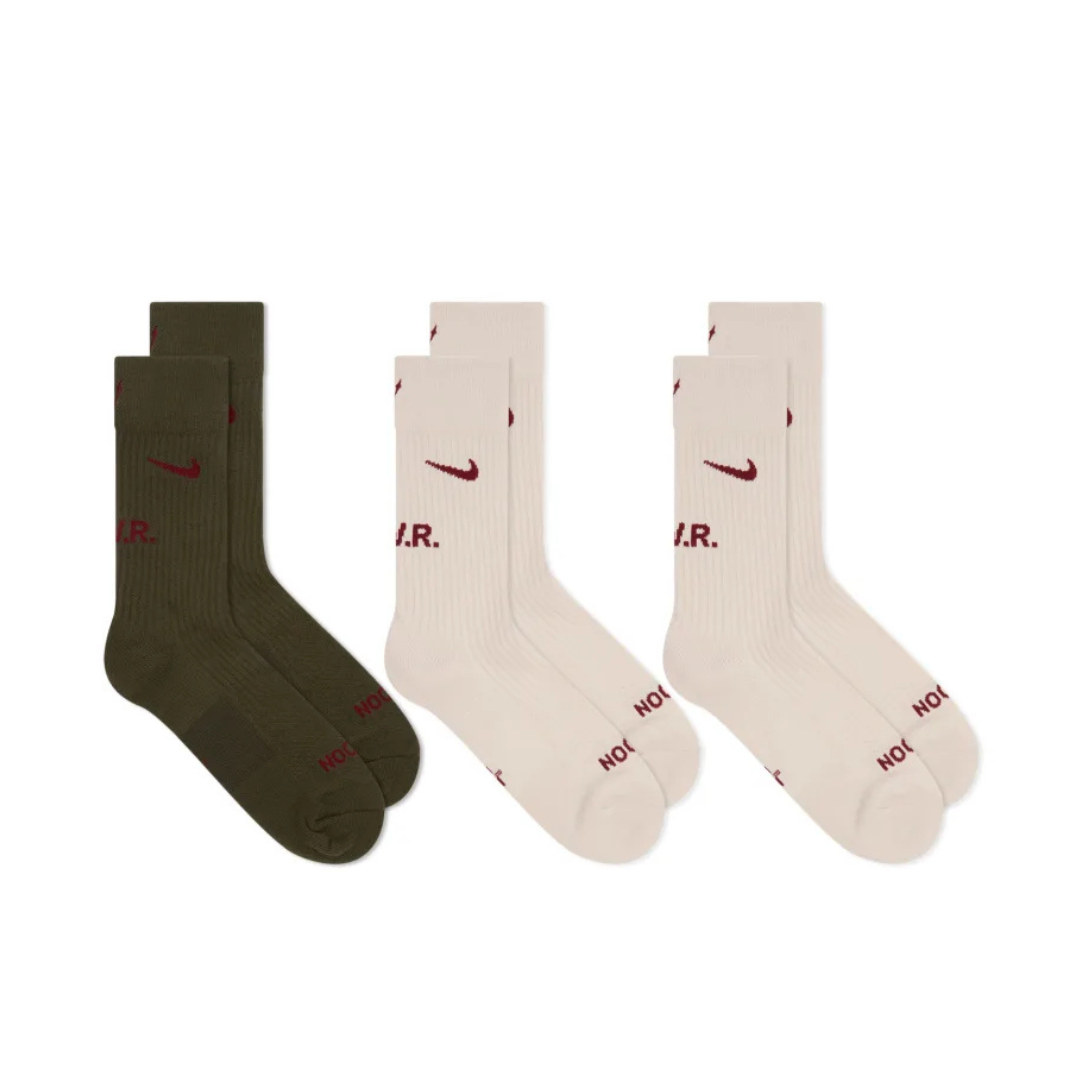 Nike x NOCTA Crew 3 Pack Sock - Multi