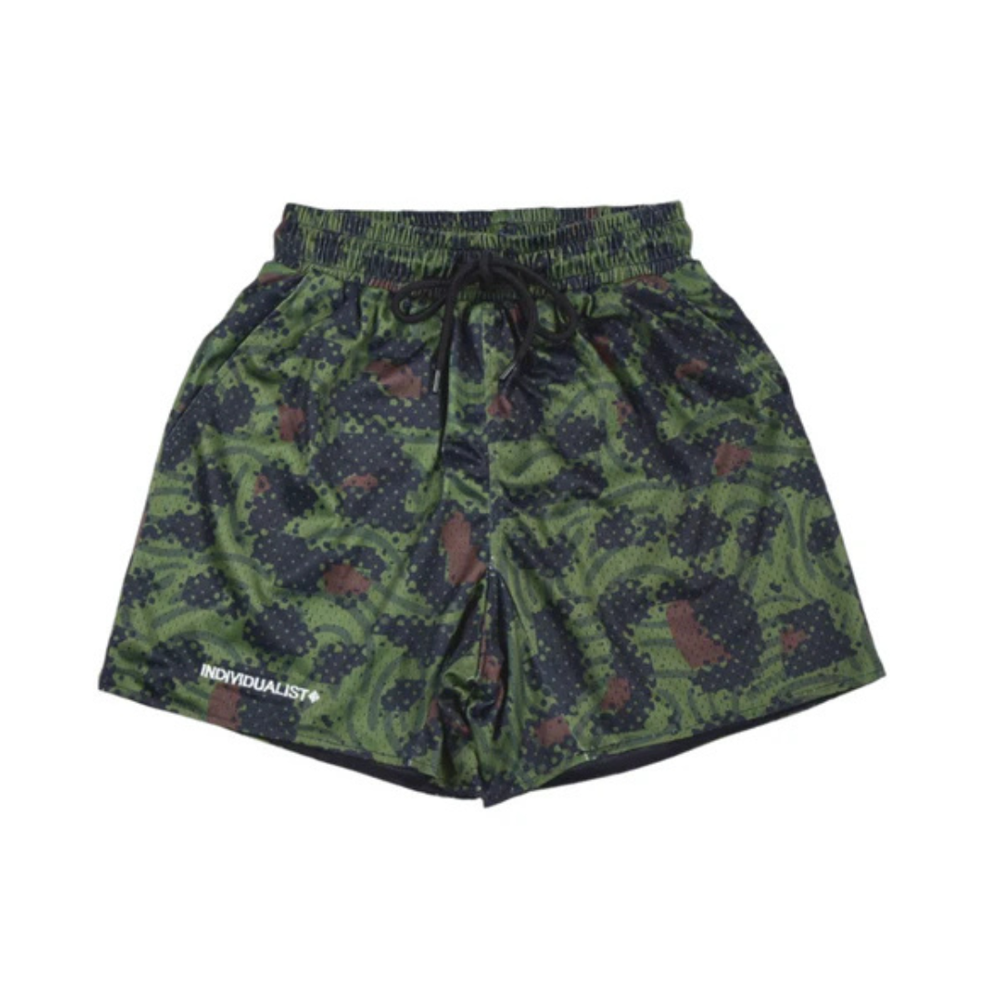 Individualist Fingerprint Mesh Short - Camouflage