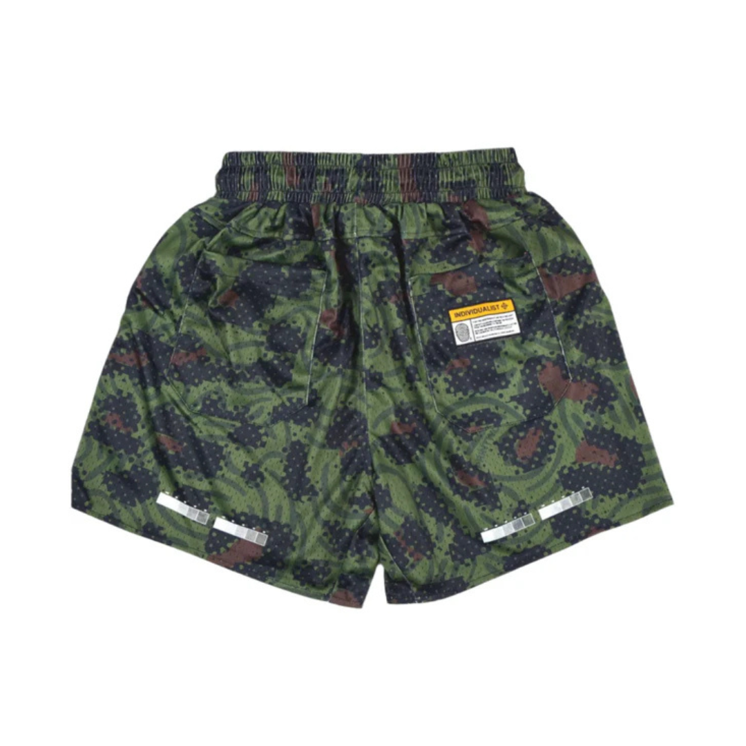 Individualist Fingerprint Mesh Short - Camouflage