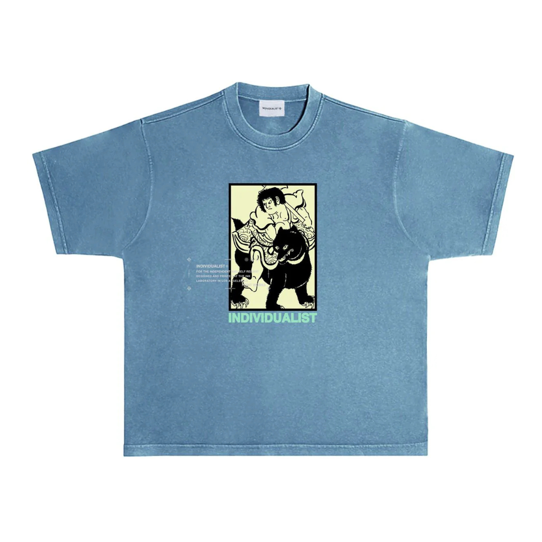 Individualist Kintaro Box T-Shirt - Aqua