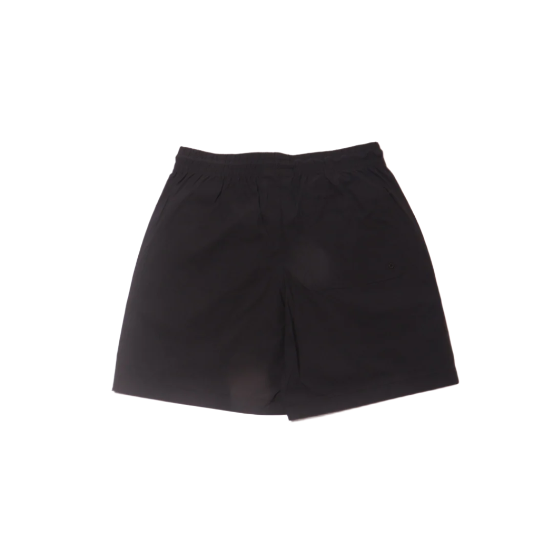 Boys Jordan Craig Embroidered Camp Shorts - Black