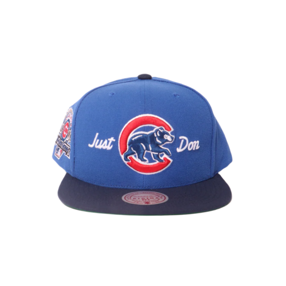 Mitchell & Ness x Just Don Chicago Cubs Script Hat - Royal Blue