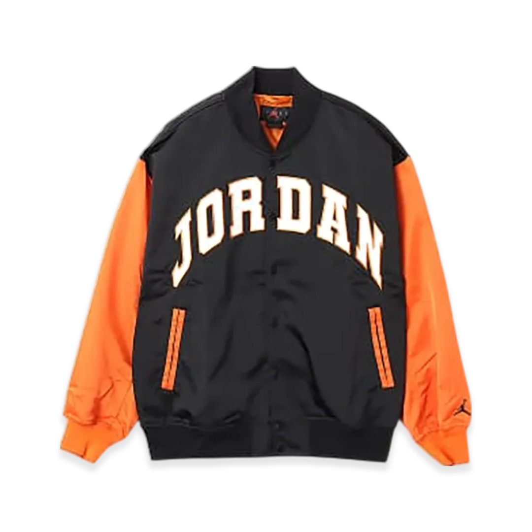 Men's Jordan Brooklyn Collegiate Varsity Jacket - "Black/Starfish"