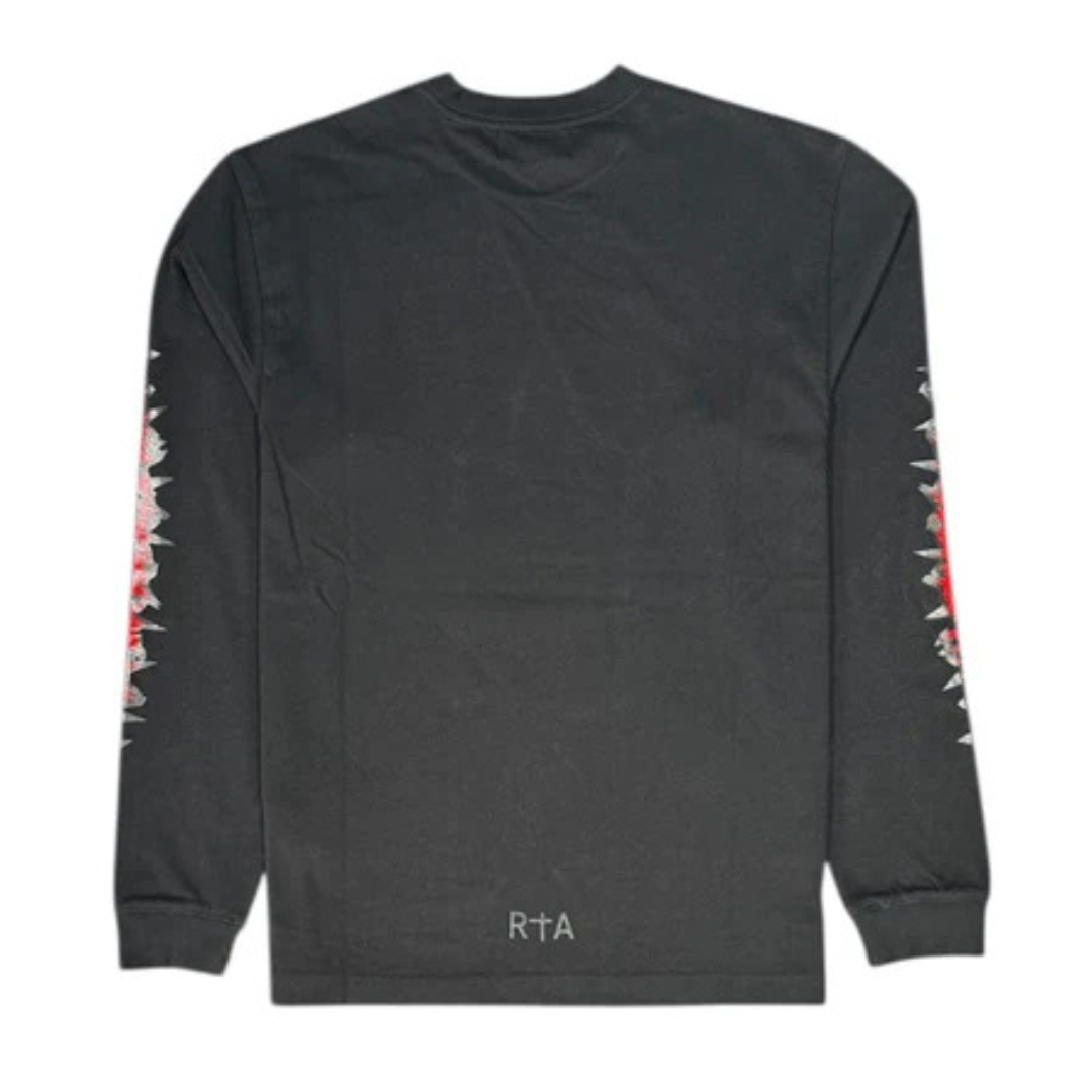 RtA Lawrence Cyber Sigilism LS T-Shirt - Black